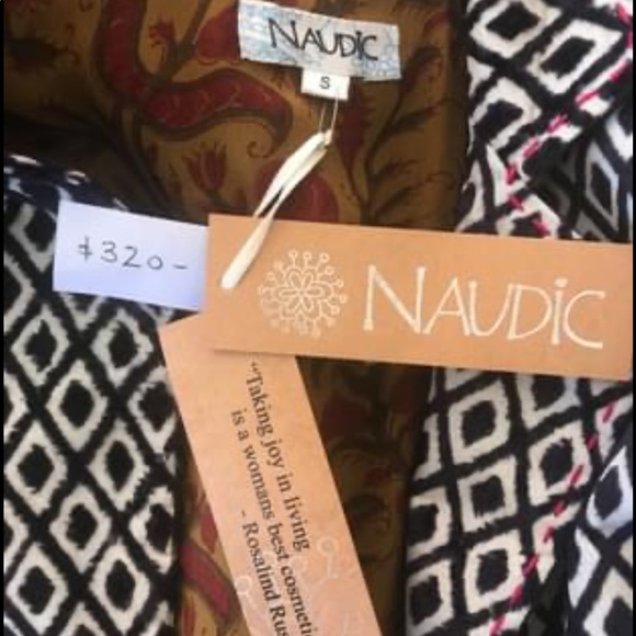 Naudic brand blue White Coat New with tags - Picture 3 of 6